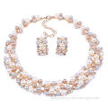 New Arrival Elegant High-end Qualified Imitation Pearl Necklace, OEM/ODM/Small Orders are Welcome